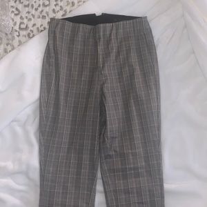 Rag and Bone plaid trousers.